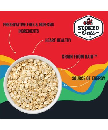 Stone Age Oatmeal 500g (Pack of 8) - High Protein High Fibre - Gluten-free Non-GMO - Perfect for Overnigh Oats - Buy Online on GoSupps.com