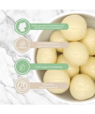  1001 Frucht 1001 Frucht - Freeze-dried raspberries with white chocolate - 500g - Whole fruit - Buy Online on GoSupps.com