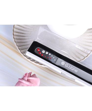 G.Liane Glass Nail File with Genuine Qualified Crystals Professional Crystal Fingernail Files in Aluminum Case Perfect Manicure Set for Women Men Kids Nail Care Gift Set (Red Yinyang) - Buy Online on GoSupps.com