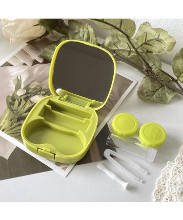 Portable Contact Lens Case - Green Contact Lens Etui - Plastic Storage Box for Travel | Random Color - Buy Online on GoSupps.com