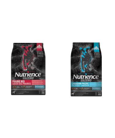 Nutrience Grain Free Subzero for Dogs - Prairie Red - 10 kg (22 lbs) Bag & Grain Free Subzero for Dogs - Canadian Pacific - 10 kg (22 lbs) Bag
