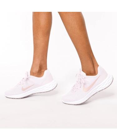 Nike Women's Revolution 6 Next Nature Sneakers - 38 EU - Lt Violet Champagne White | International Shipping Available - Buy Online on GoSupps.com