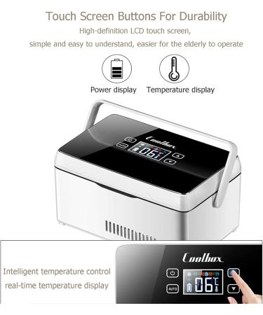 Insulin Cooler Case Portable Insulin Refrigerator for Travel Diabetic Cooler Box Mini Drug Refrigerator Keeping Cooling 2-8 with Alarm&LED Display 2*Battery&USB Chargerable Ideal for Refrigerated Medicine (10200Mah*2) - Buy Online on GoSupps.com