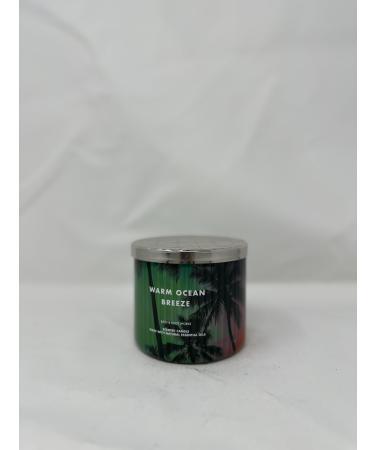 Warm Ocean Breeze 3 Wick Candle 14.5 oz / 411 g Made with Natural Essential Oil 2024 Tropical