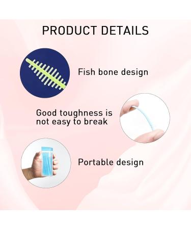 200 Double Head Plastic Toothpicks - Interdental Cleaning Brush for Easy Oral Hygiene - Buy Online on GoSupps.com