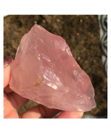 Natural Crystal Rough 160-171g Natural Pink Rose Quartz Crystal Rough Gemstone Sample Crystal