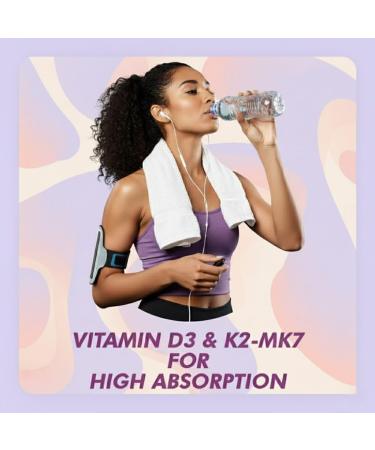 Calcium with Magnesium Vitamin D3 & Vitamin K2- Mk7 - BoneMax - Bone Health Complex - 60 Vegetable Capsules - Buy Online on GoSupps.com