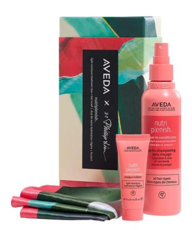 Aveda Nutriplenish Light Moisture Treatment Duo + Hair Scarf