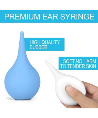 2 Pack Ear Syringe 3oz / 90ml Hand Bulb Syringe for Ear Washing Rubber Squeeze Bulb Laboratory Tool ( Color : 2oz/60ml Size : As shown ) 2oz/60ml As shown - Buy Online on GoSupps.com