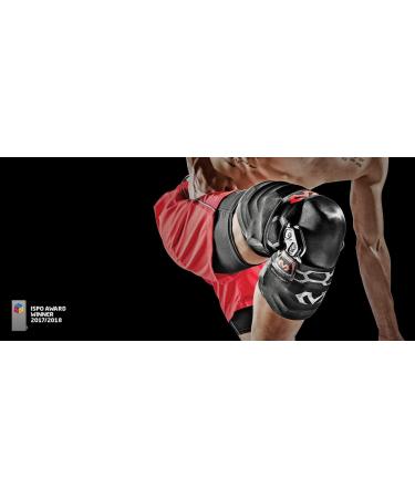 McDavid Bionic Knee Brace with Compression Sleeve - BIO-LOGIX Hinged Lateral Support for Knee Injuries and Pain Relief - Buy Online on GoSupps.com