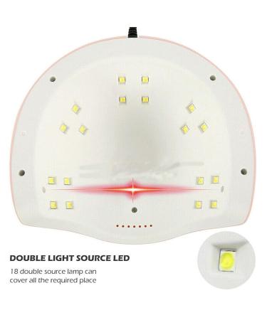 54W Pro Nail Polish Dryer Lamp LED Gel Acrylic Curing Light Manicure Timer - Buy Online on GoSupps.com