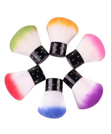 Yuci nail art dust removered brushes soft nail art staubinsel manicure tool nail brush beauty cosmetic brush for acrylic uv gel polish nail art decor dust powder cleaner