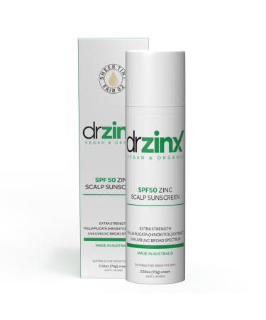 Dr ZinX Organic Zinc Scalp Mineral Sunscreen SPF50 + Hinokitiol