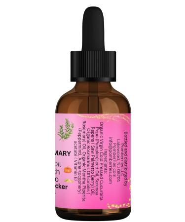Organic Hair Growth Oil 4 fl oz - Rosemary & Saw Palmetto | Natural DHT Blocker Reduces Hair Loss Strengthens Roots | Unscented All Hair Types Unisex - Buy Online on GoSupps.com