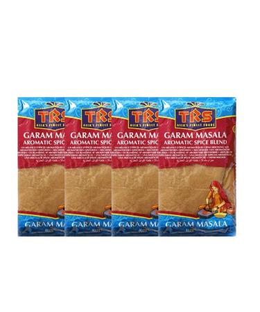 TRS Garam Masala Powder | 400G | Blended Masala | 100% Natural | Spice Mixes | Vegan | No Artificial Colours | Indian Origin (Pack of 4) 400.00 g (Pack of 4)