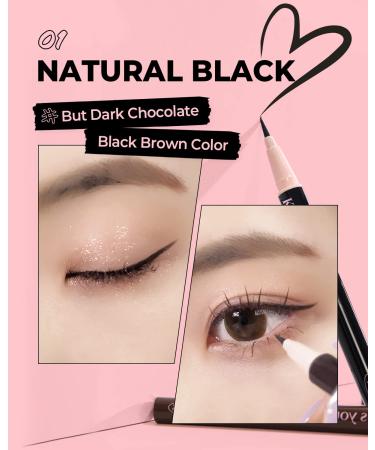 AMTS x True Beauty Edition Waterproof Liquid Eyeliner - K-Beauty | Natural Black - Buy Online on GoSupps.com
