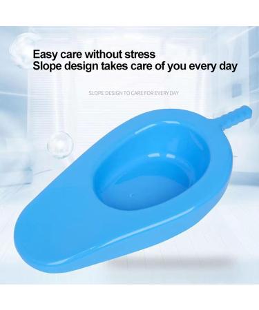 NEDLON Portable Bed Pans for Unisex Easy to Clean Bedpans with Handle Comfortable Potty for Pregnant Women Elderly Females Blue - Buy Online on GoSupps.com