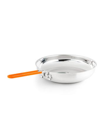 GSI Outdoors Stainless Troop Frypan for Camping and Outdoor Cooking