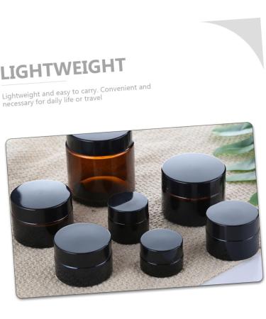 Buy Didiseaon 18 Sets Cream Bottle - Brown Glass Eye Cream Jars for Travel | Best Quality eCommerce International Shipping - Buy Online on GoSupps.com