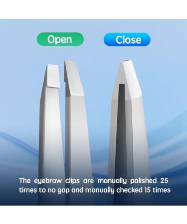 Velodios Professional Precision Tweezers - Best for Eyebrow, Facial & Chin Hair Removal - Premium Stainless Steel Flat Tip for Women - Buy Online on GoSupps.com