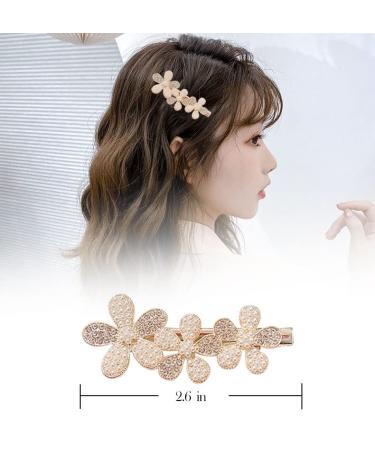 Bakores Sparkly Glitter Rhinestone Hair Barrettes - Set of 5 Fashion Hair Clips for Women and Girls - Buy Online on GoSupps.com