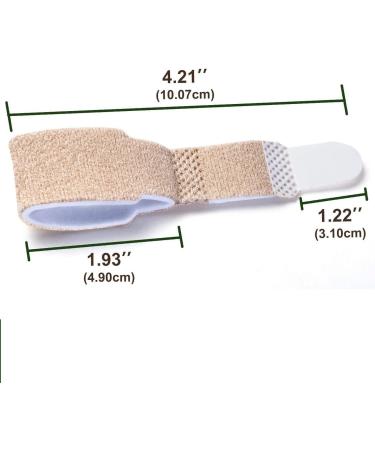 Hammer Toe Straighteners - 6 Toe Bandages Protectors for Overlapping, Bent, Crooked, and Broken Toes - Buy Online on GoSupps.com