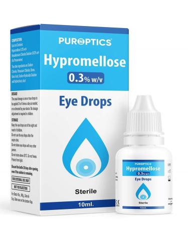 Puroptics Hypromellose 0.3% Eye Drops for Dry Eyes - Itchy Eye Drops Treatment to Refresh and Relieve Tired & Dry Eyes | Lubricating Eye Drops for Irritated Itchy Dry Eyes (1)