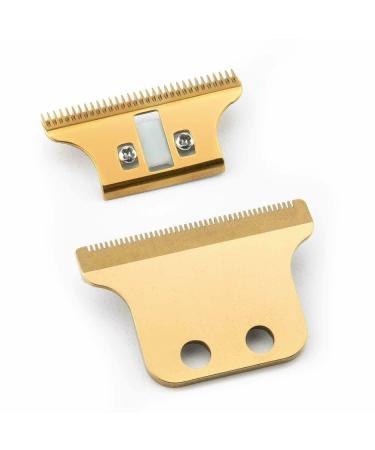 TB-PRO Detailer Trimmer Blade | Professional Adjustable | T-Wide | Sharp Replacement Blade | for Wahl 2215 (Gold) Gold silver