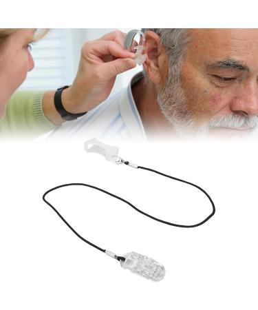 Verdant Touch Hearing Aid Protection Clip - Transparent Nylon Lanyard Single Ear Holder for Secure Fit - Buy Online on GoSupps.com