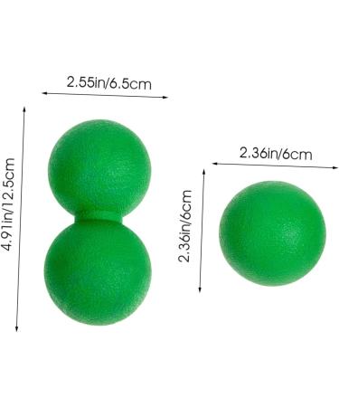 Lalafina Fascia Ball Massage Set | Peanut Fitness Shoulder Massager & Roller Balls | Effective TPE Yoga & Physical Therapy Devices for International Shipping - Buy Online on GoSupps.com