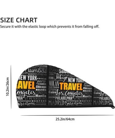 Hair Towel Wrap - Quick Drying Turban with Button for Travel | Best Hair Drying Towel - Buy Online on GoSupps.com