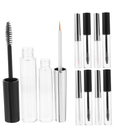 Didiseaon 6 Sets Mascara Tube Clear Mascara for Eyelashes Eyelash Wand Tube Plastic Cosmetic Eyeliner Travel