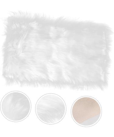 minkissy Rug Carpet Tools Product Photography Props Picture Background Luxury Cushion Background Photo Tool Picture Fluffy Cushion Photo Props Photo Mat Nail Polyester Background Pad White - Buy Online on GoSupps.com