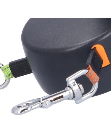 Rolleine 360 Rotatable Dog Leash for 2 Dogs - 3m Length Flashlight & Eco-Friendly Poop Bags | International Shipping Available - Buy Online on GoSupps.com