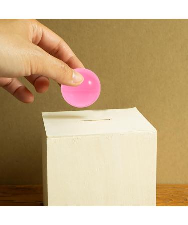 Alipis 50 Pieces Round Pink Capsules - 4cm Empty Lottery Bingo Marking Balls for Party Gifts - Buy Online on GoSupps.com