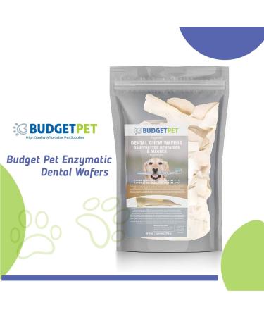 Budget Pet Enzymatic Dental Wafers for Small Breeds - Prevents Plaque and Tartar - Antiseptic Reduces Bacteria - Made from Select Beefhide - Improves Hygiene Oral of Your Dog. - Buy Online on GoSupps.com
