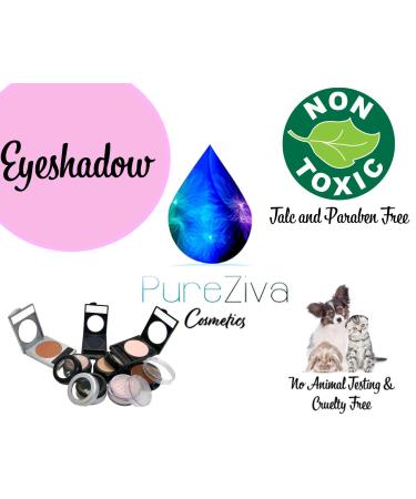Pure Ziva Graphite Grey Navy Smokey Vegan Eyeshadow - Talc & Paraben Free - Buy Online on GoSupps.com
