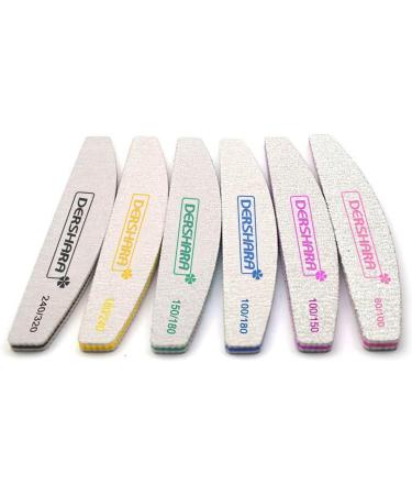 Professional Nail File Double Sided Grit 80/100 - 15 Pcs Manicure Tools for Nail Grooming and Styling, Acrylic Gel Buffer & Polisher - Buy Online on GoSupps.com