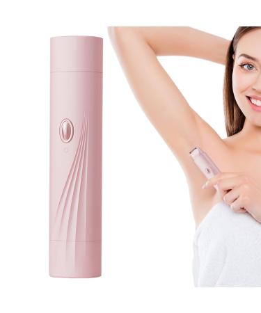 Ceprznvey Electric Shaver for Women for Hair Removal Cordless Waterproof Double Head Daily Use and Travel Compact Pink
