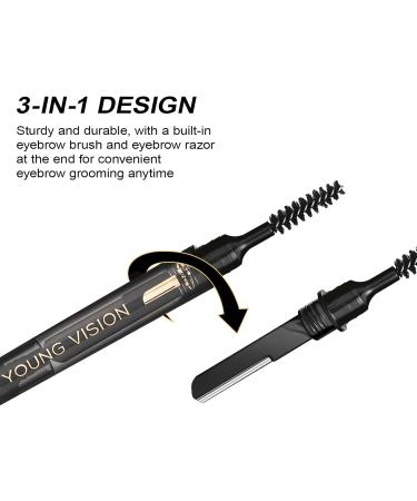 LXZJJM Microblading Eyebrow Pencil 3-in-1 Eyebrow Pencil Waterproof And Smudge-Proof Precise Brush-Tip Create Natural-Looking Brows Stay on All Day (03) - Buy Online on GoSupps.com
