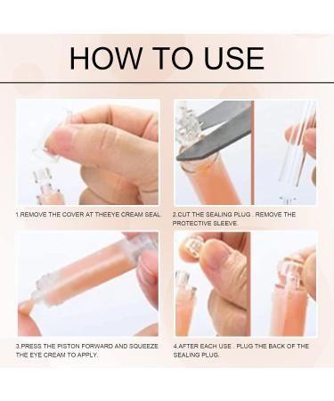 Anti-Aging Eye Cream - 2 Pieces Eye Serum for Wrinkles Dark Circles & Puffiness - Age-Defying Eye Treatment - Buy Online on GoSupps.com