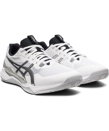 ASICS Men's Gel-Tactic 2 Volleyball Shoes - White/Pure Silver - Size 10 - Buy Online on GoSupps.com
