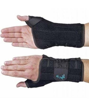 Med Spec Ryno Lacer Wrist Support Short Black Large Left