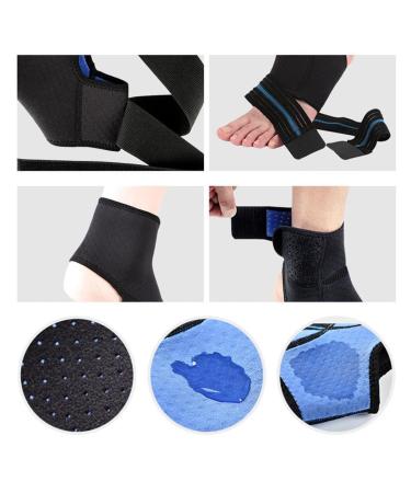 Premium Unisex Compression Ankle Support Wrap | Soft Elastic Brace for Sports & Sprains - International Shipping Available - Buy Online on GoSupps.com