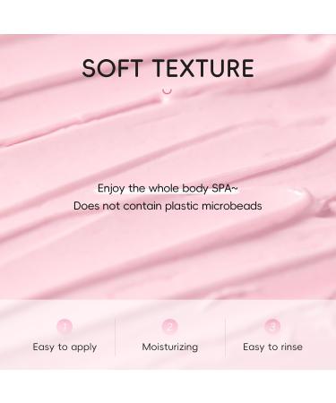 LAIKOU Japan Sakura Body Scrub Exfoliating Body Scrub Scrub for Smooth and Soften Skin 350g / 12.35oz. - Buy Online on GoSupps.com