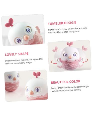 iFundom 2 Pcs Soothing Toys Set - Infant Cup Teether & Teething Rattles in Pink | Safe & Fun for Babies - Buy Online on GoSupps.com