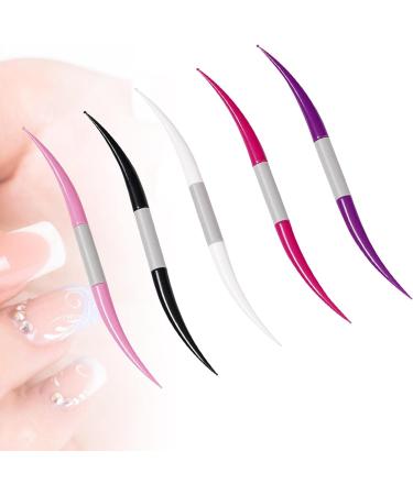 MagiDeal 2x5 Pieces Nail Dotting Pen Tool Painting Detailing Gel Drawing Nail Art Tip Dot Paint Colorful 2 Pcs - Buy Online on GoSupps.com