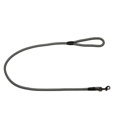 Leash - rope leash with hand loop Basic 10mm 27 colours 7 lengths (1.20 m silver grey) 1.20 m silver grey