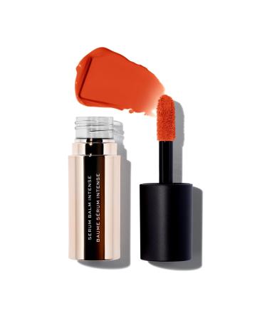 MAKE Beauty Serum Balm Intense Hydrating Lip Gloss. Pigmented Vegan Moisturizing Lip Oil with Plumping Effect. Lip Emollient Treatment for Soft Smooth Shiny Lips - Shade Sun Flare+