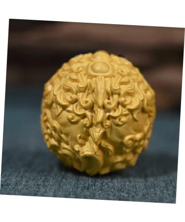 Chinese Decor Wooden Massage Ball Tool - Hand Massage Device & Fitness Globe for Relaxation - Buy Online on GoSupps.com